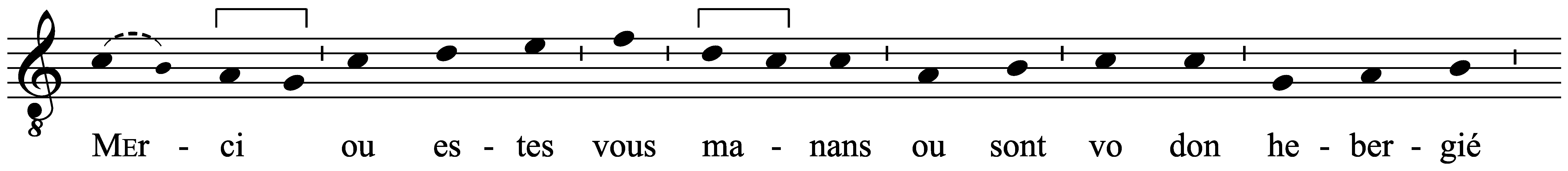 Work musical notation